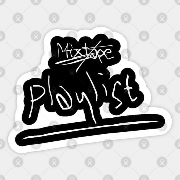 RM PLAYLIST 'MONO' BLACK (BTS) Sticker by goldiecloset